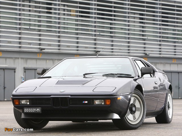 Images of BMW M1 (E26) 1978–81 (640 x 480)