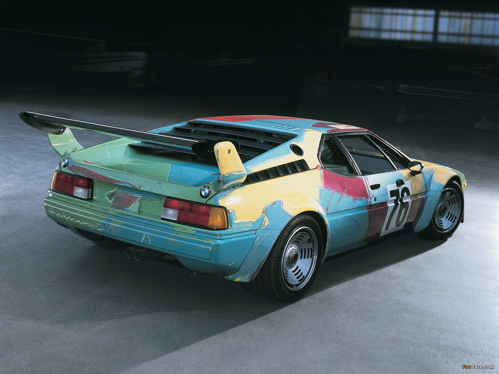 Pictures of BMW M1 Group 4 Rennversion Art Car by Andy Warhol (E26) 1979 (1600 x 1200)