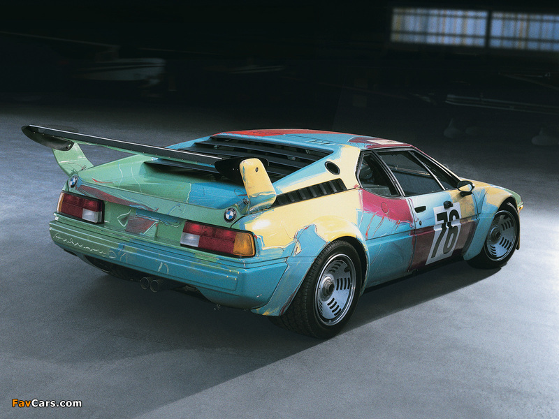 Pictures of BMW M1 Group 4 Rennversion Art Car by Andy Warhol (E26) 1979 (800 x 600)