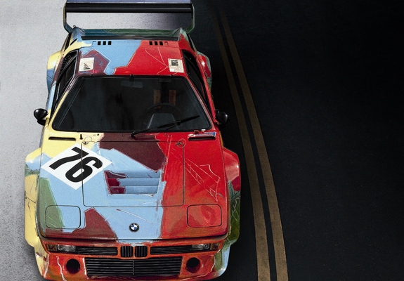 BMW M1 Group 4 Rennversion Art Car by Andy Warhol (E26) 1979 wallpapers