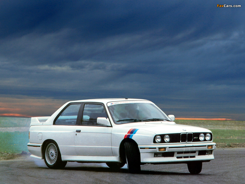 BMW M3 Coupe (E30) 1986–90 photos (1024 x 768)