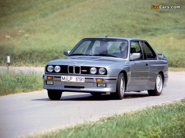 BMW M3 Coupe (E30) 1986–90 pictures (640 x 480)