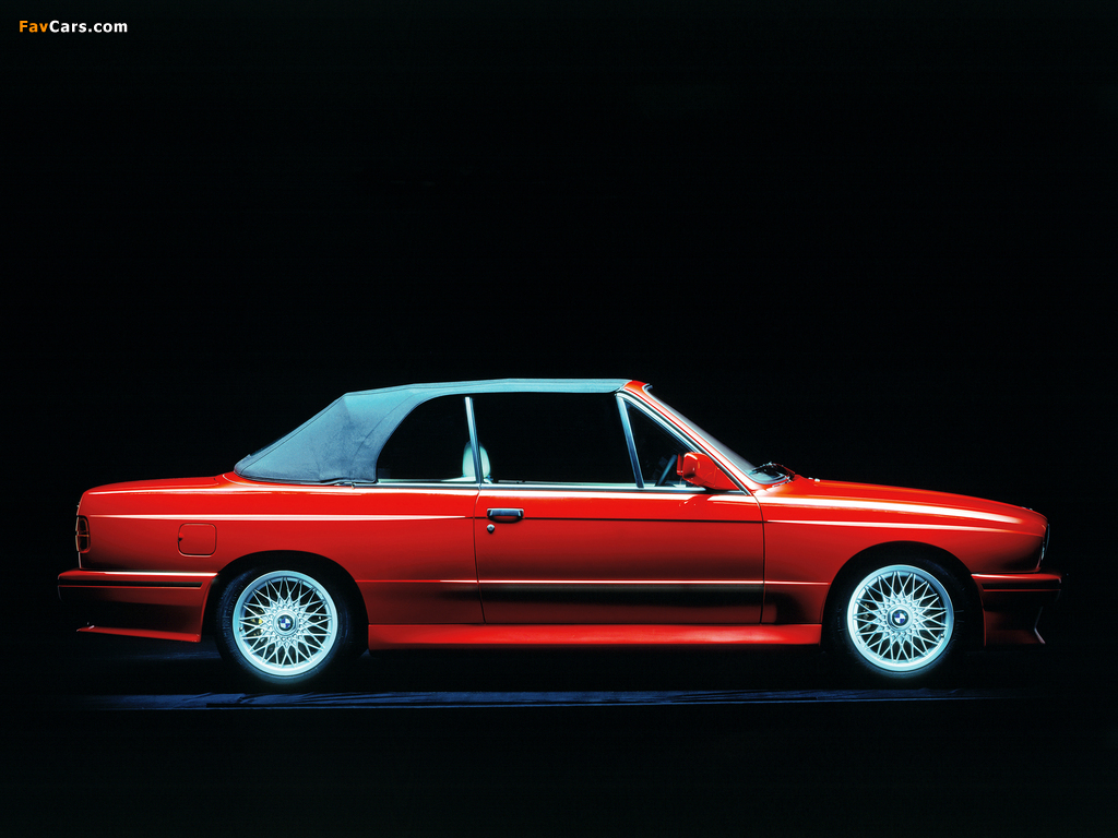 BMW M3 Cabrio (E30) 1988–91 images (1024 x 768)