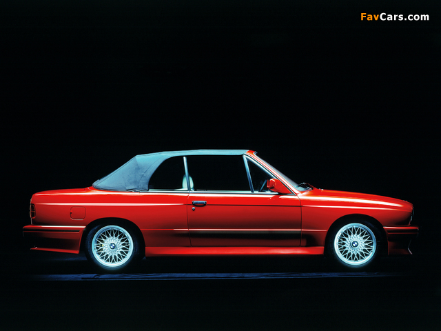 BMW M3 Cabrio (E30) 1988–91 images (640 x 480)