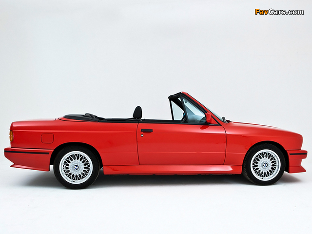 BMW M3 Cabrio (E30) 1988–91 photos (640 x 480)
