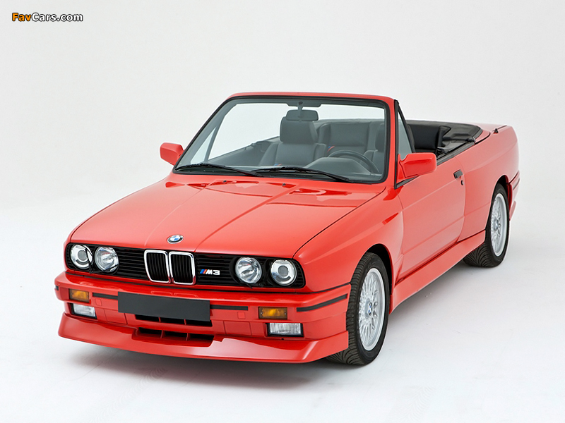 BMW M3 Cabrio (E30) 1988–91 wallpapers (800 x 600)