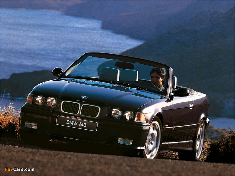 BMW M3 Cabrio (E36) 1994–99 wallpapers (800 x 600)