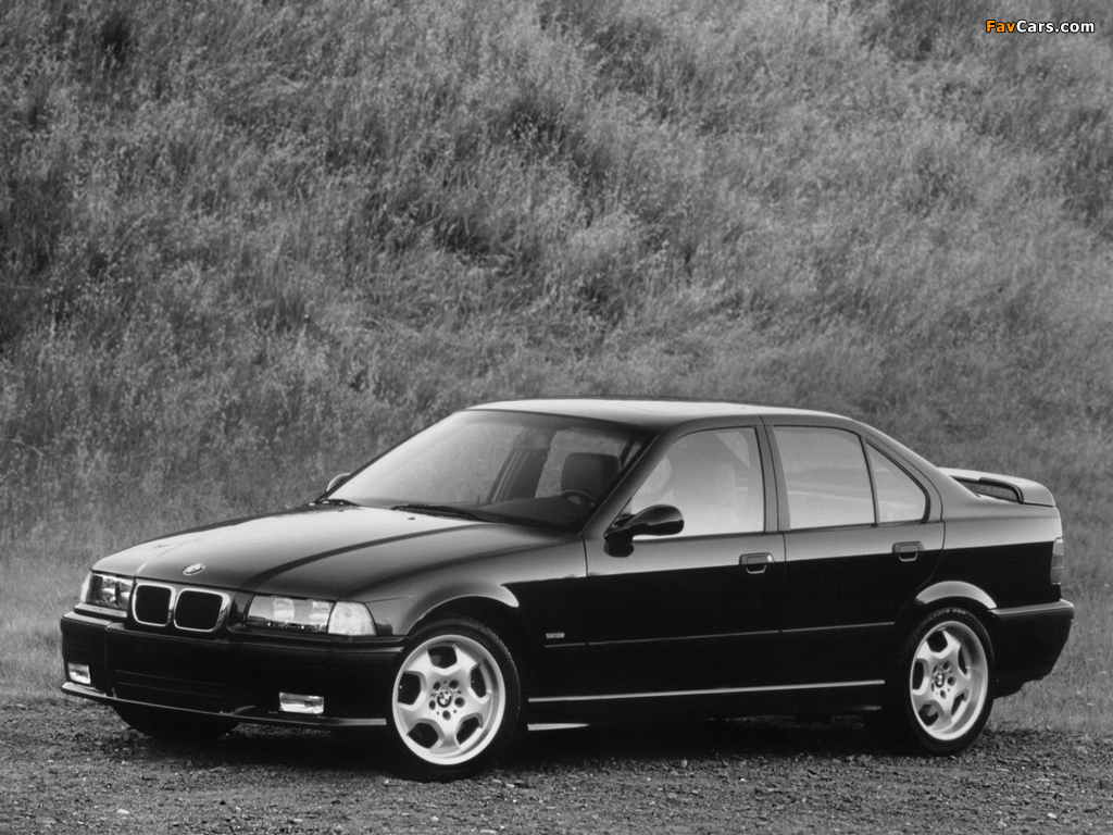 BMW M3 Sedan US-spec (E36) 1996–98 images (1024 x 768)