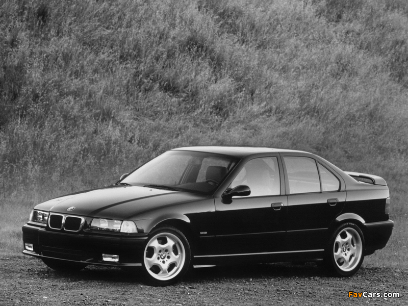 BMW M3 Sedan US-spec (E36) 1996–98 images (800 x 600)