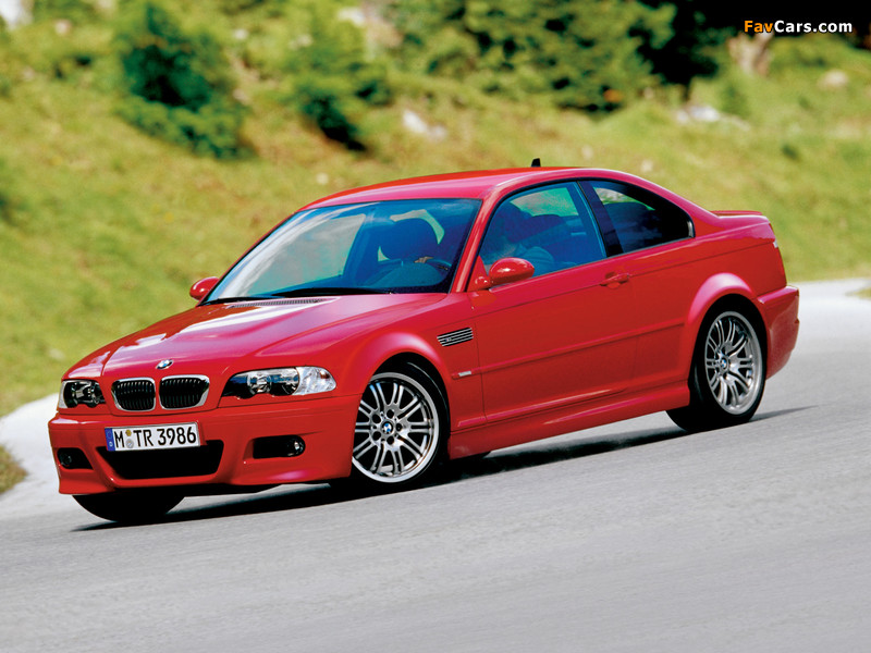 BMW M3 Coupe (E46) 2000–06 pictures (800 x 600)