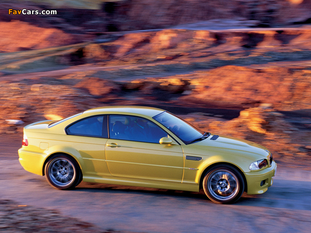 BMW M3 Coupe (E46) 2000–06 pictures (640 x 480)