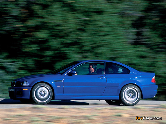 BMW M3 Coupe US-spec (E46) 2001–06 images (640 x 480)