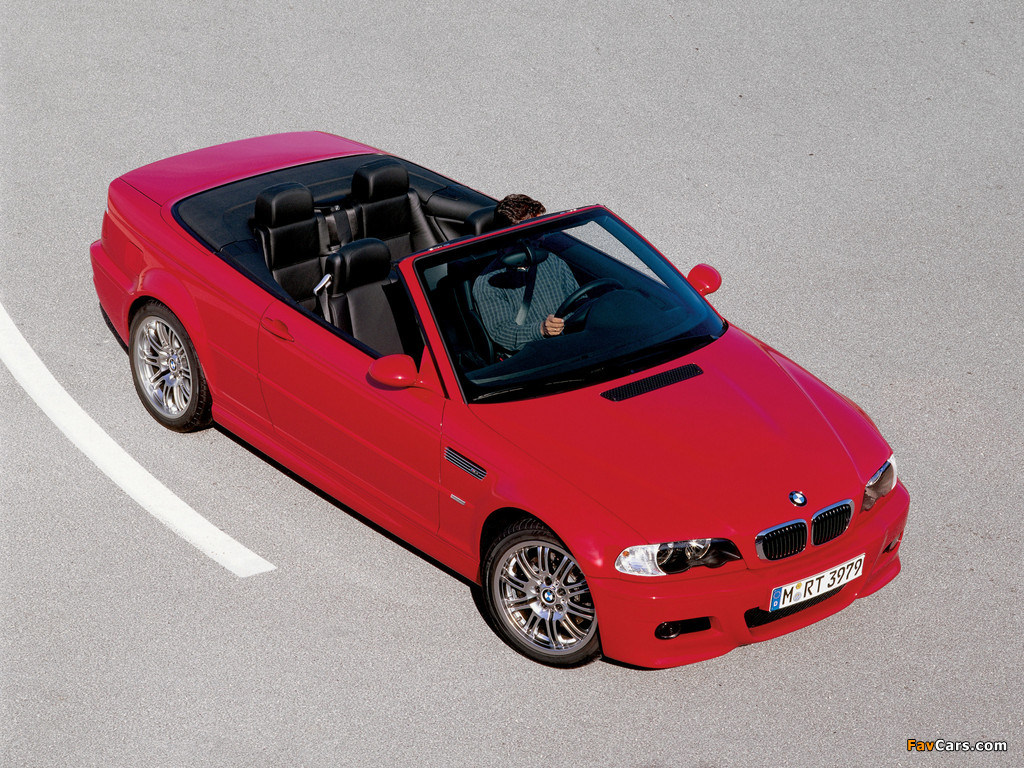BMW M3 Cabrio (E46) 2001–06 images (1024 x 768)