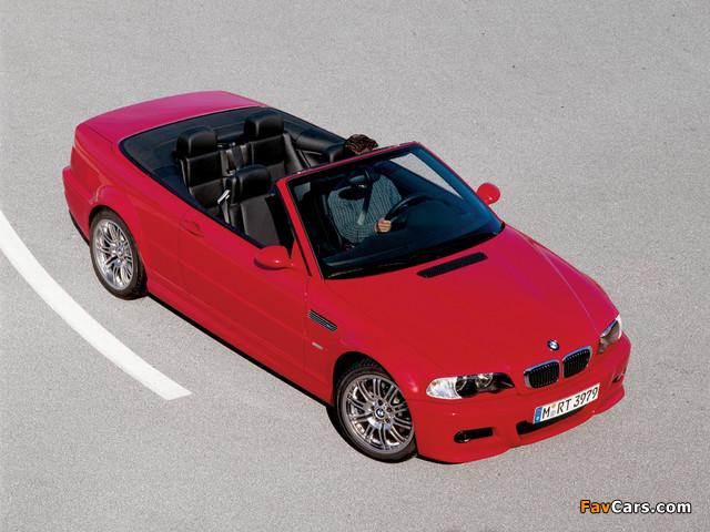 BMW M3 Cabrio (E46) 2001–06 images (640 x 480)