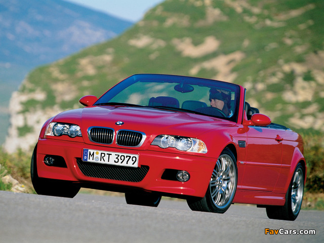 BMW M3 Cabrio (E46) 2001–06 images (640 x 480)