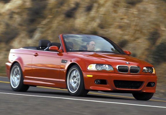 BMW M3 Cabrio US-spec (E46) 2001–06 photos