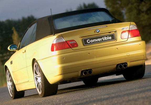 BMW M3 Cabrio ZA-spec (E46) 2001–06 wallpapers