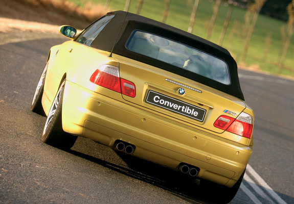 BMW M3 Cabrio ZA-spec (E46) 2001–06 wallpapers