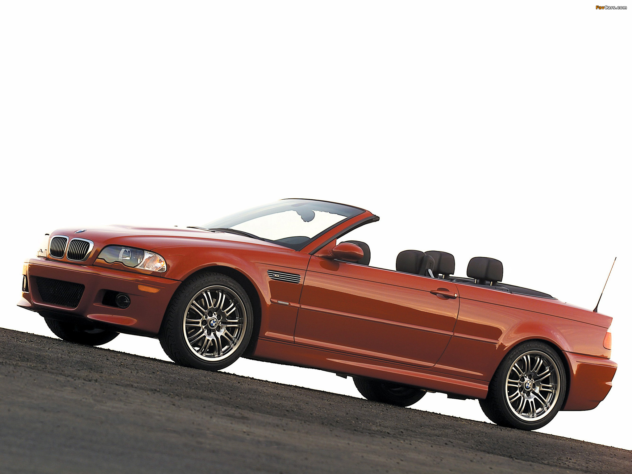 BMW M3 Cabrio US-spec (E46) 2001–06 wallpapers (2048 x 1536)