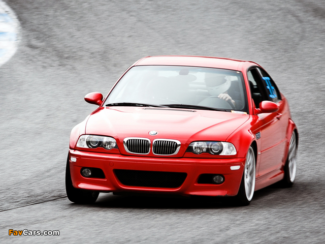 BMW M3 Coupe US-spec (E46) 2001–06 wallpapers (640 x 480)