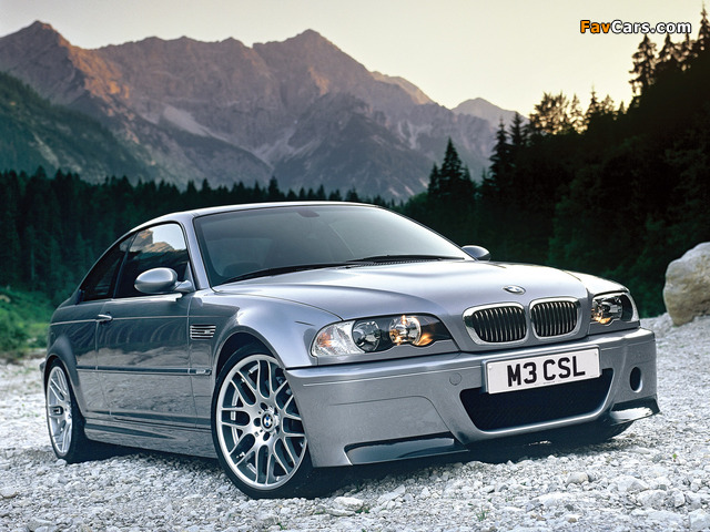 BMW M3 CSL Coupe (E46) 2003 photos (640 x 480)