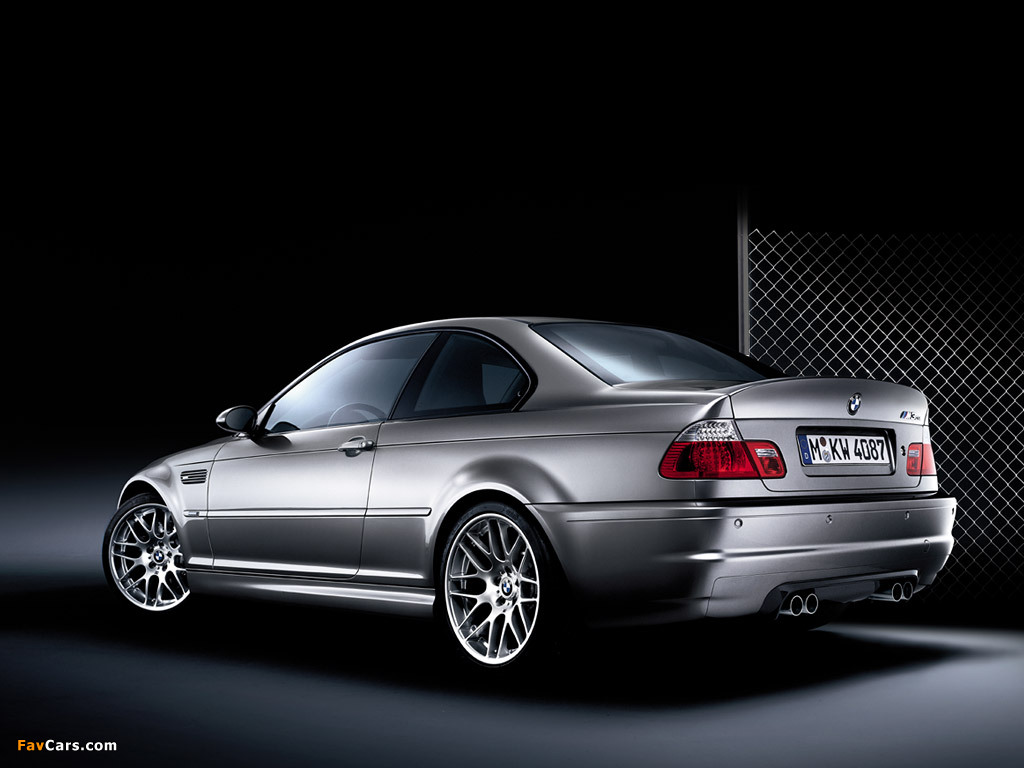 BMW M3 CSL Coupe (E46) 2003 wallpapers (1024 x 768)