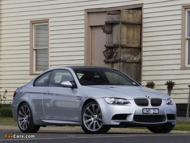 BMW M3 Coupe AU-spec (E92) 2007 photos (640 x 480)