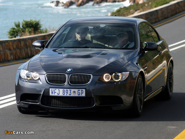 BMW M3 Coupe ZA-spec (E92) 2007–10 photos (640 x 480)