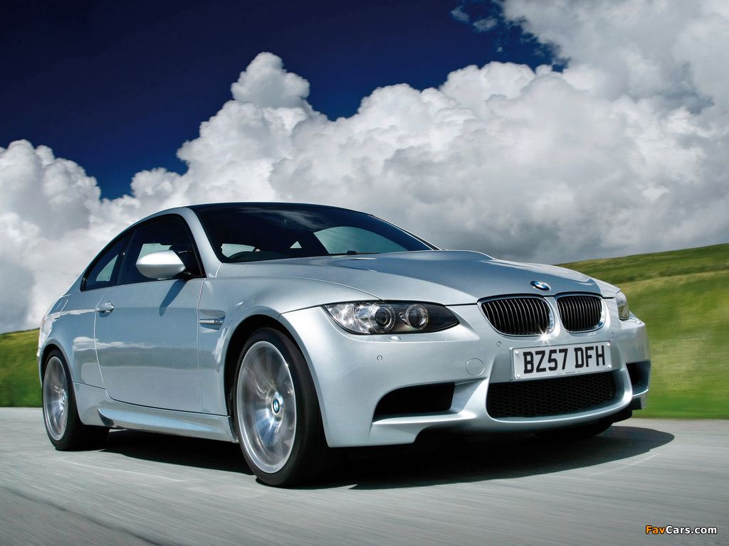 BMW M3 Coupe UK-spec (E92) 2007 pictures (1024 x 768)