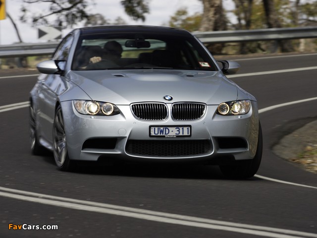 BMW M3 Coupe AU-spec (E92) 2007 wallpapers (640 x 480)