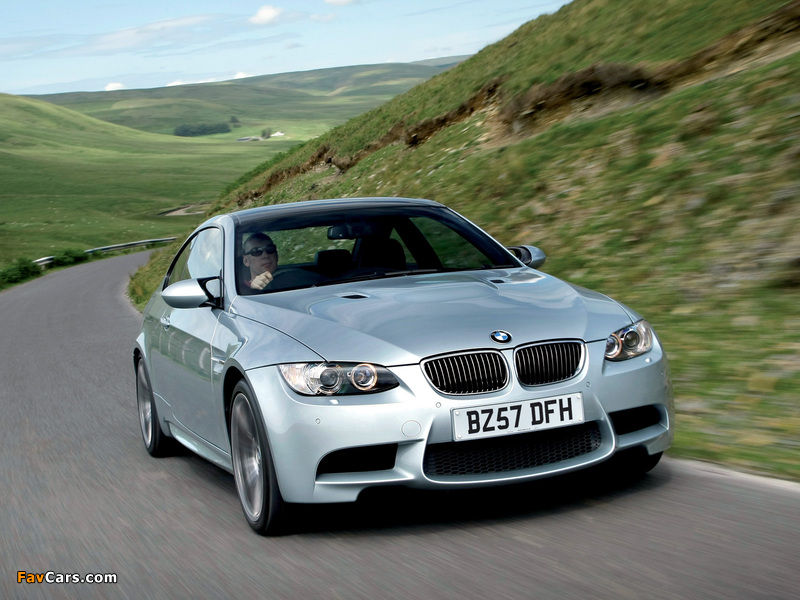 BMW M3 Coupe UK-spec (E92) 2007 wallpapers (800 x 600)