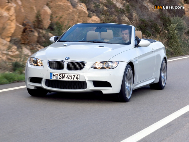 BMW M3 Cabrio (E93) 2008 images (640 x 480)