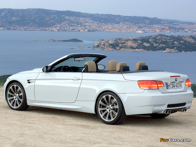 BMW M3 Cabrio (E93) 2008 images (640 x 480)