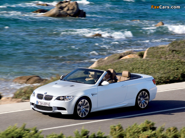 BMW M3 Cabrio (E93) 2008 photos (640 x 480)