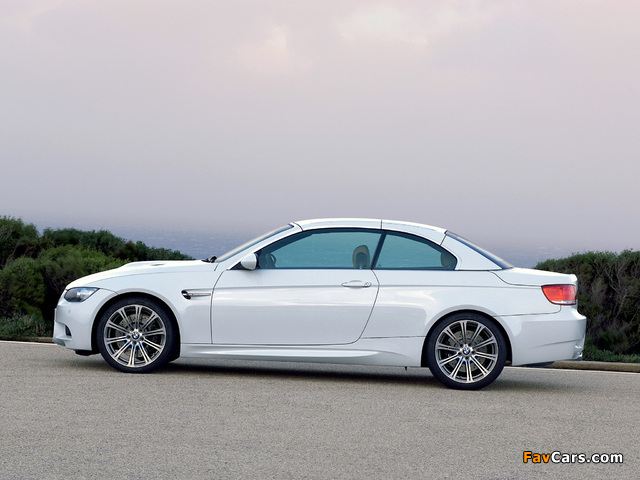 BMW M3 Cabrio (E93) 2008 pictures (640 x 480)