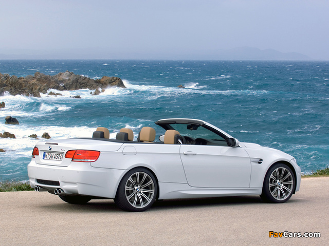 BMW M3 Cabrio (E93) 2008 pictures (640 x 480)