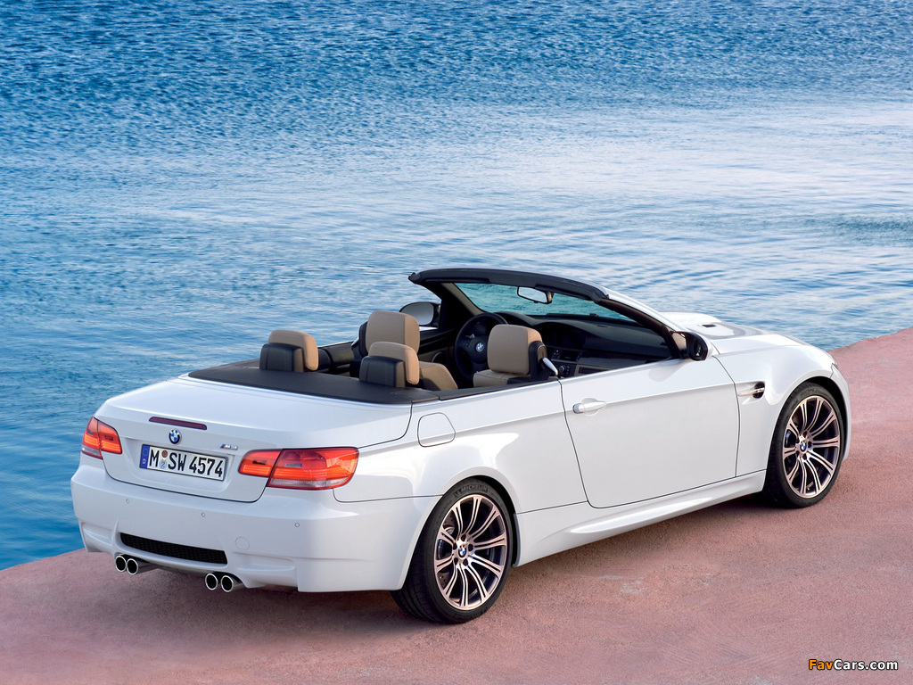 BMW M3 Cabrio (E93) 2008 wallpapers (1024 x 768)