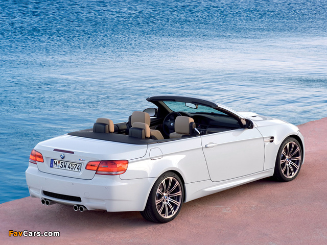 BMW M3 Cabrio (E93) 2008 wallpapers (640 x 480)