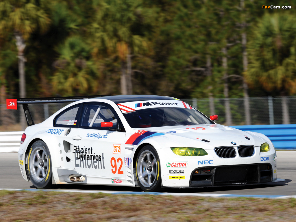 BMW M3 GT2 Race Car (E92) 2009–12 photos (1024 x 768)