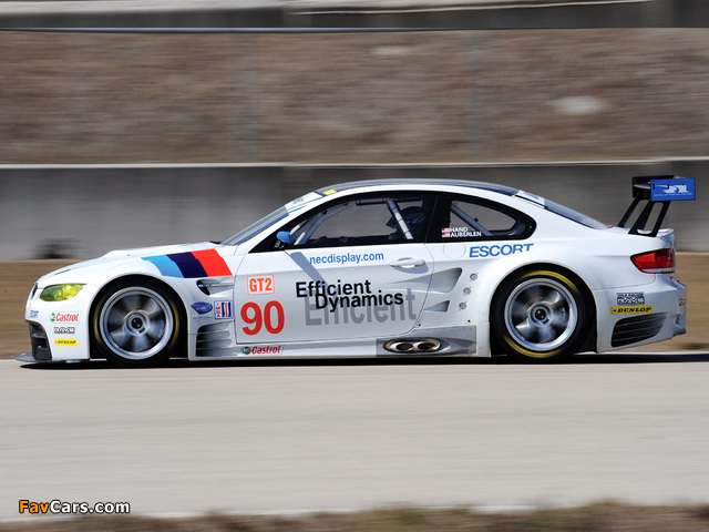 BMW M3 GT2 Race Car (E92) 2009–12 pictures (640 x 480)