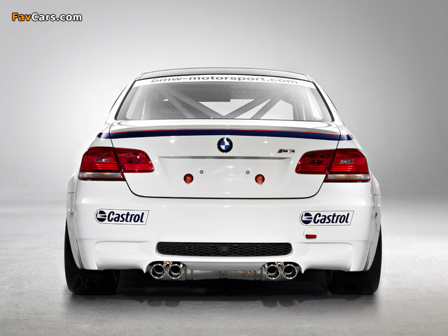 BMW M3 GT4 Customer Sports Car (E92) 2009 wallpapers (640 x 480)