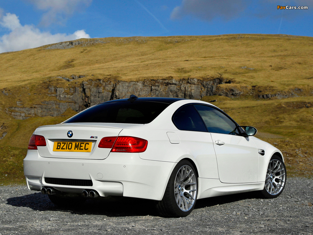 BMW M3 Coupe Competition Package UK-spec (E92) 2010 images (1024 x 768)