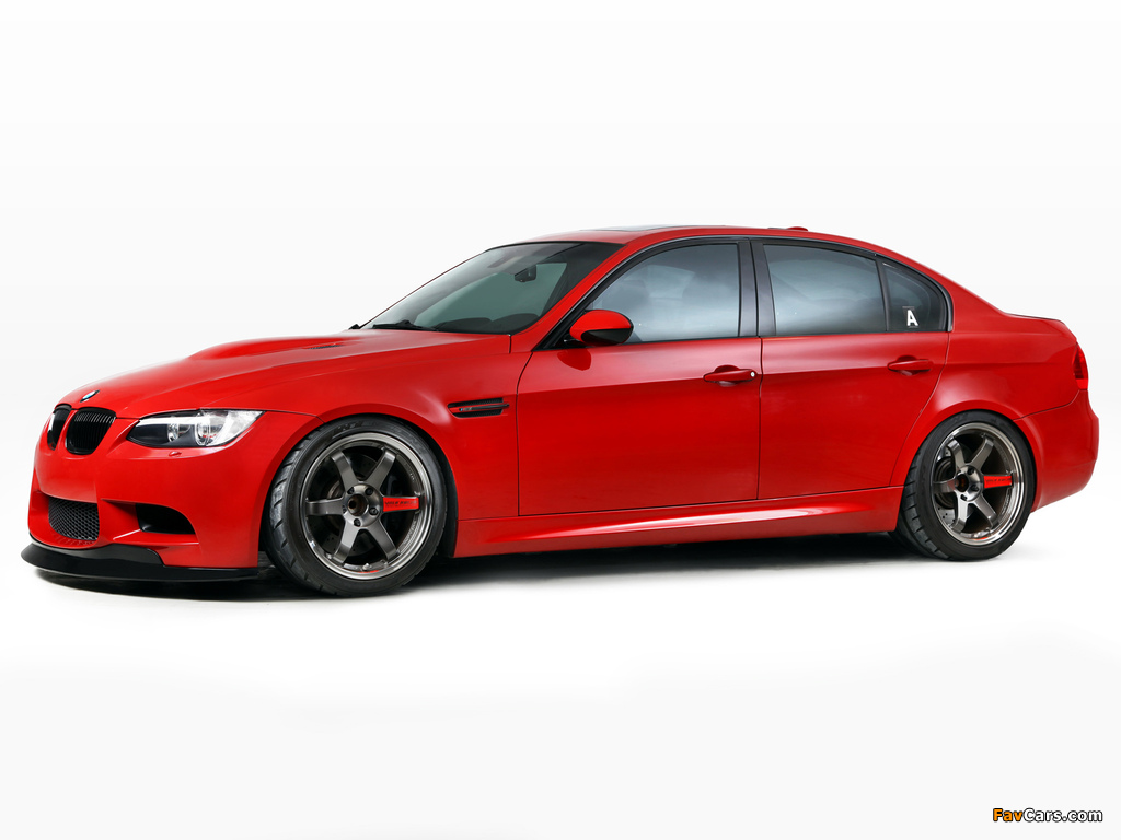 IND BMW M3 Sedan Red Death (E90) 2010 photos (1024 x 768)