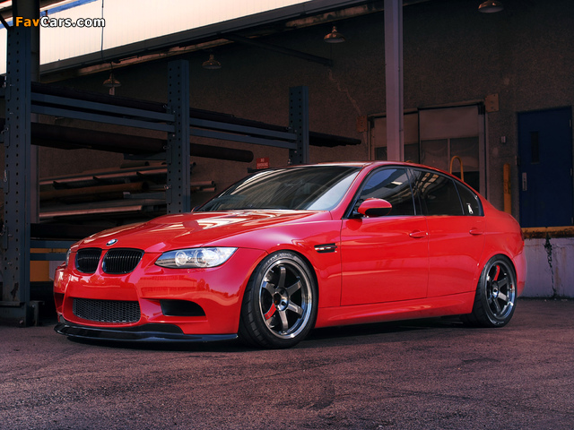 IND BMW M3 Sedan Red Death (E90) 2010 pictures (640 x 480)