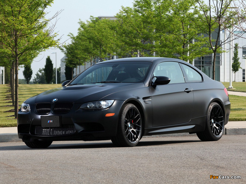 BMW M3 Coupe Frozen Black Edition (E92) 2011 photos (800 x 600)