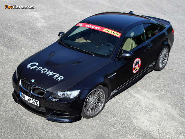 G-Power BMW M3 SK II (E92) 2011 pictures (640 x 480)