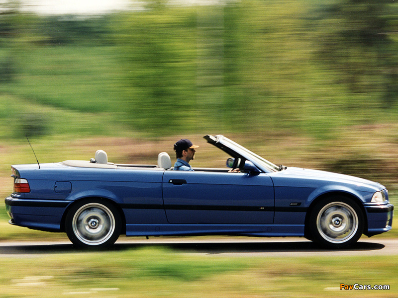Images of BMW M3 Cabrio UK-spec (E36) 1994–99 (800 x 600)