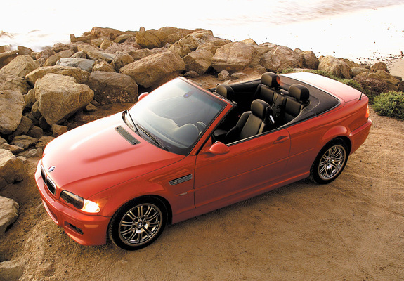 Images of BMW M3 Cabrio US-spec (E46) 2001–06