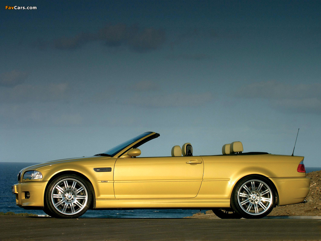 Images of BMW M3 Cabrio ZA-spec (E46) 2001–06 (1024 x 768)