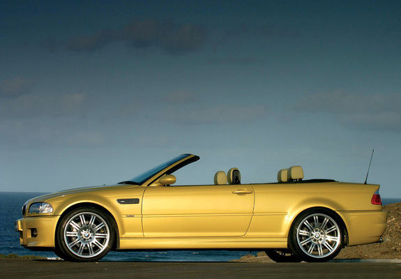 Images of BMW M3 Cabrio ZA-spec (E46) 2001–06